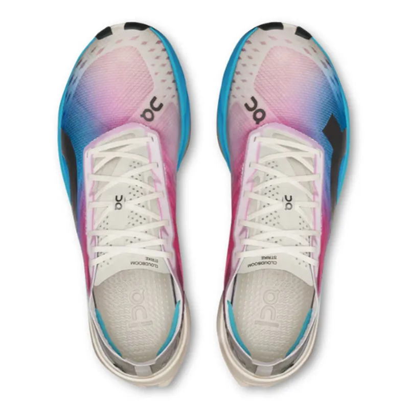 On Men's Cloudboom Strike White/Horizon-5