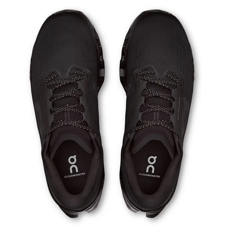 On Men's Cloudmonster 3 Black/Black-4