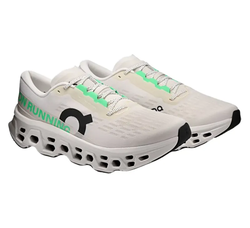 On Men's Cloudmonster 3 Ivory/Ivory-2