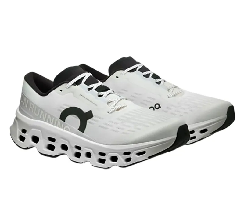 On Men's Cloudmonster 3 White/White-2