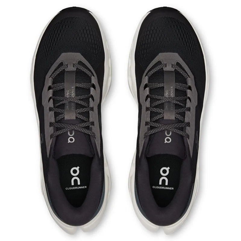 On Men's Cloudrunner 3 Black/Ivory-4