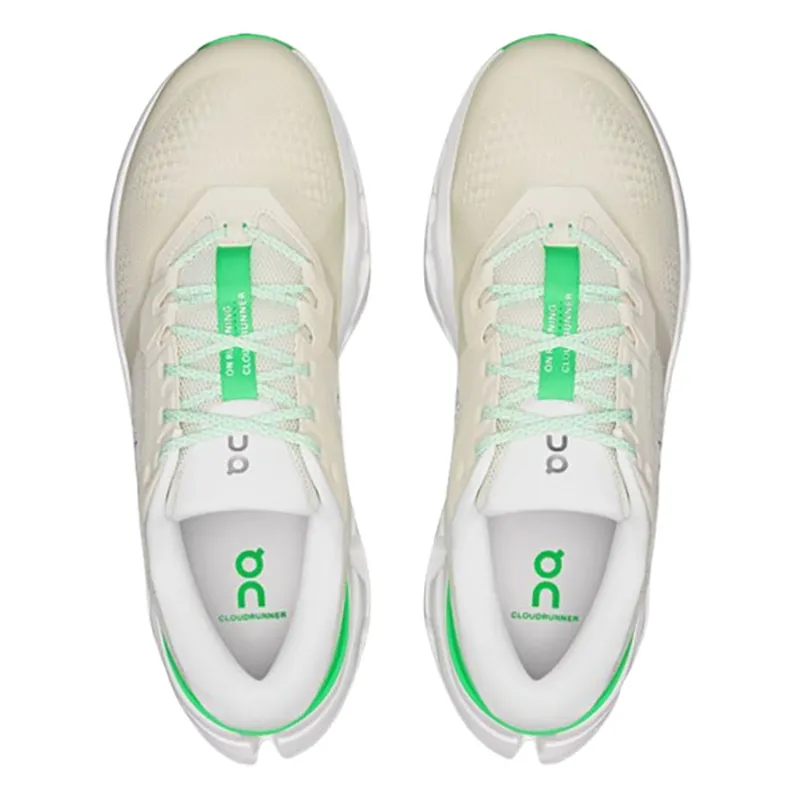 On Men's Cloudrunner 3 Ghost/Verdite-4