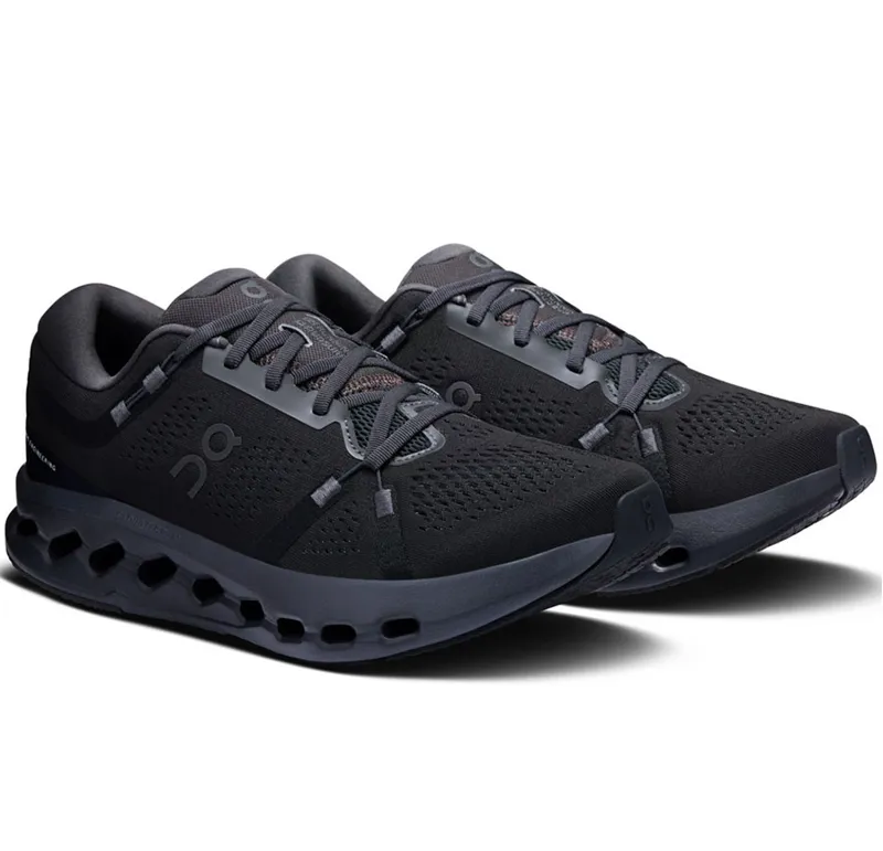 On Men's Cloudsurfer 2 Black/Black-2
