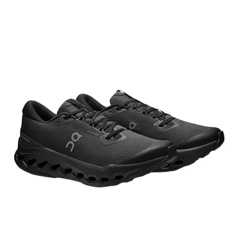 On Men's Cloudsurfer Trail 2 WP Black/Black-2