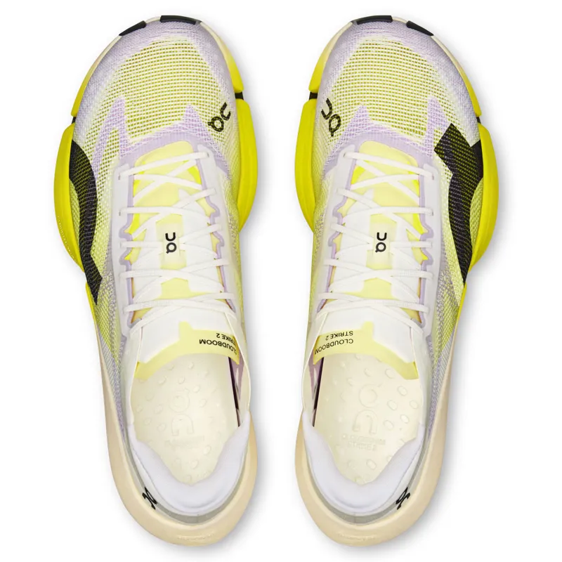 On Unisex Cloudboom Strike 2 White/Lime-4