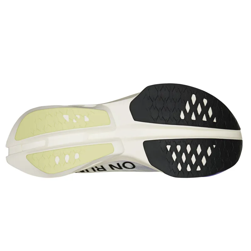 On Women's Cloudboom Strike Juniper/Limelight-7