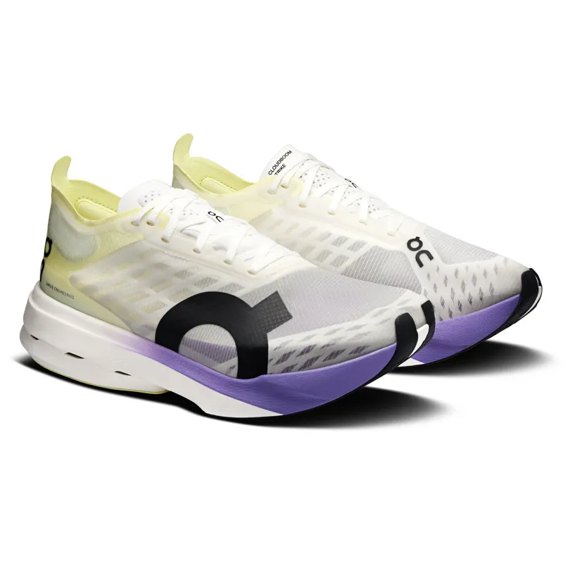 On Women's Cloudboom Strike Juniper/Limelight-3