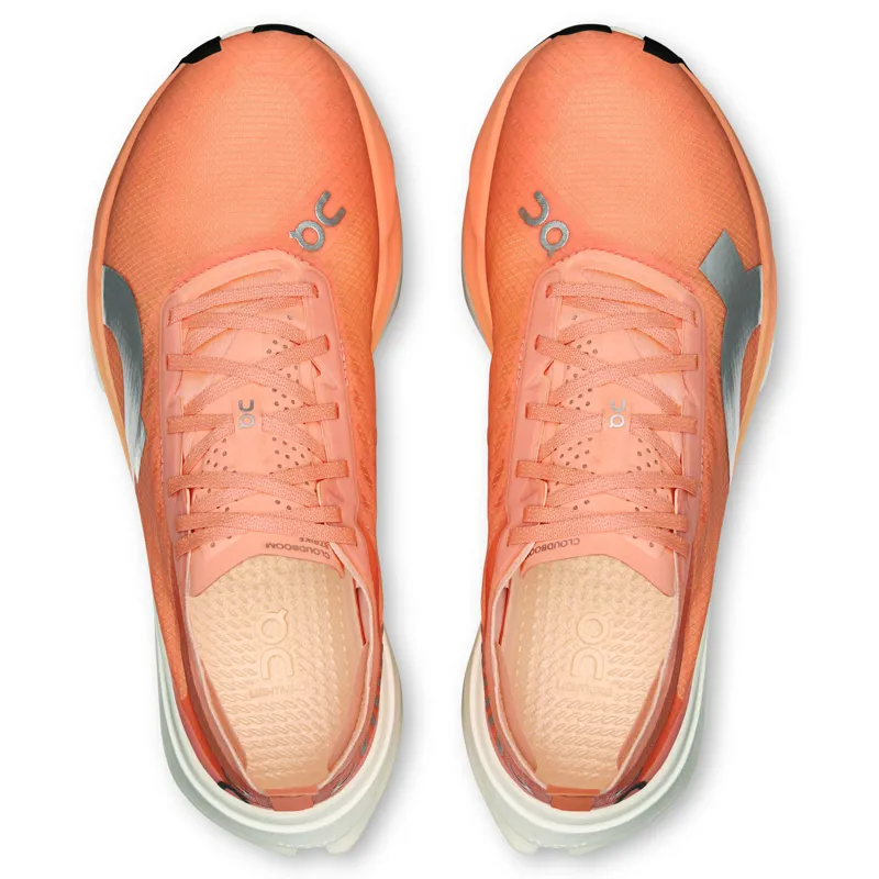 On Women's Cloudboom Strike Sunstone/White-4