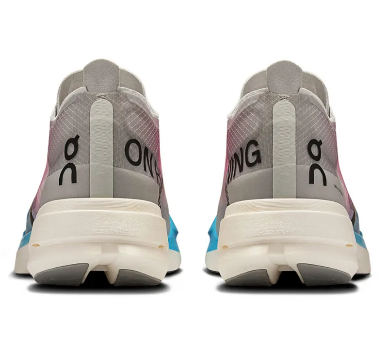 On Women's Cloudboom Strike White/Horizon-4