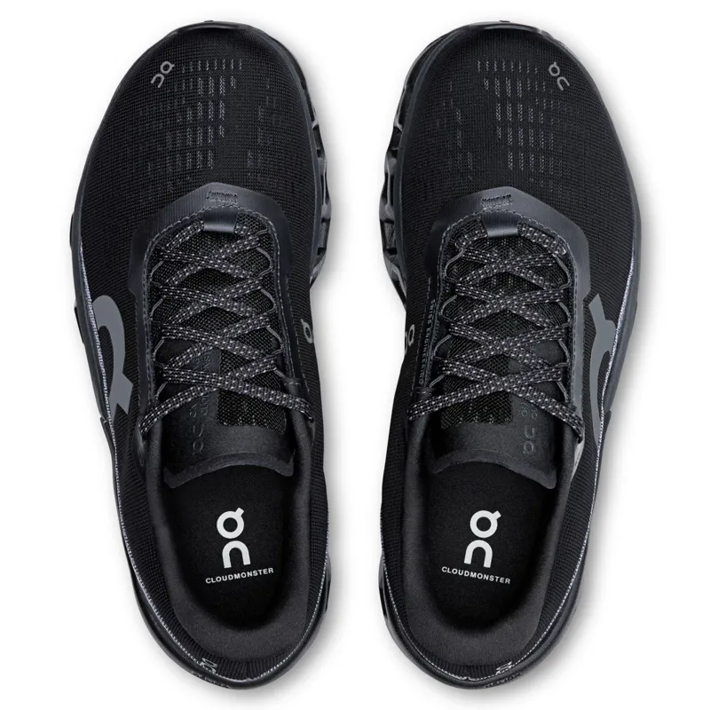 On Women's Cloudmonster 2 Black/Eclipse-4