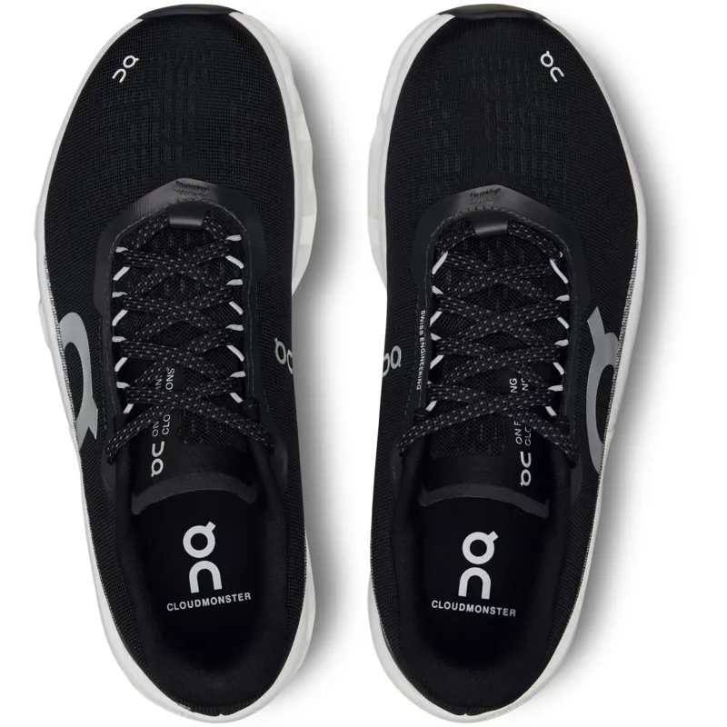 On Women's Cloudmonster 2 Black/Frost-3