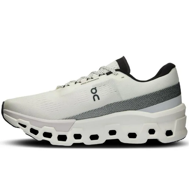 On Women's Cloudmonster 2 White/Frost-1