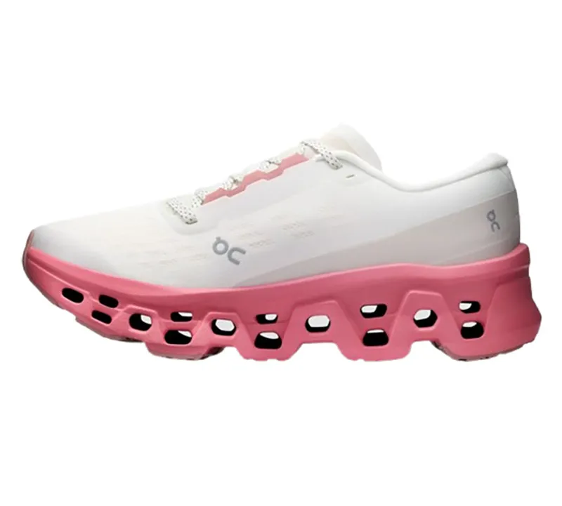 On Women's Cloudmonster 3 Ivory/Camellia-1