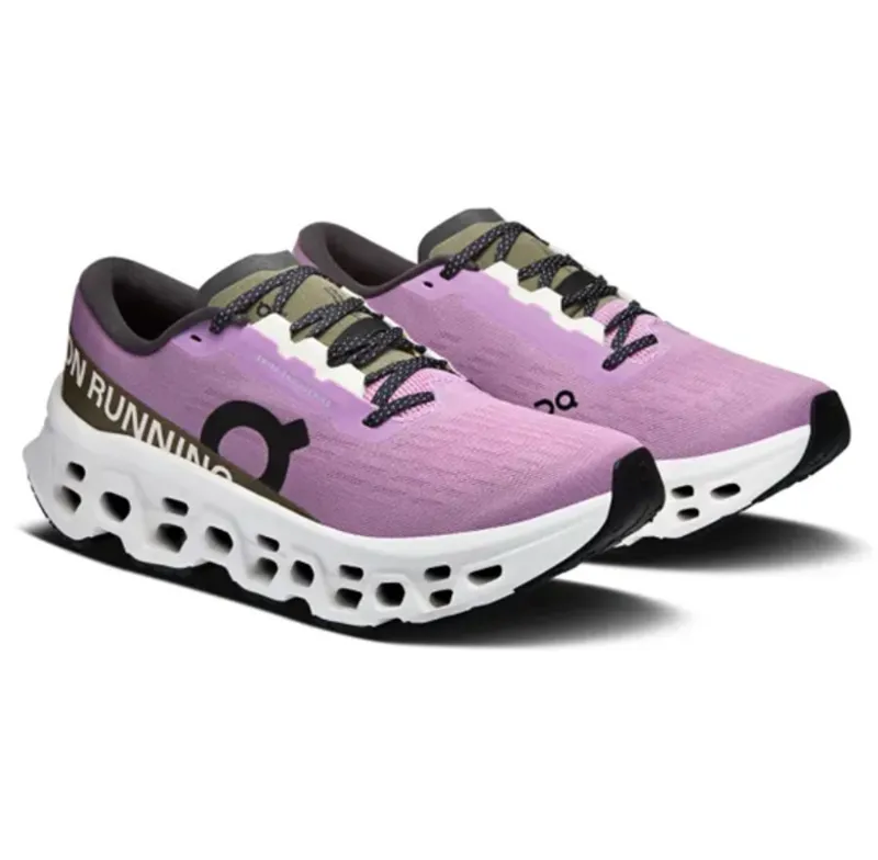 On Women's Cloudmonster 3 Sakura/Ivory-2