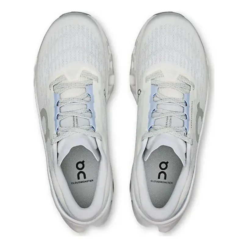 On Women's Cloudmonster 3 White/Frost-4