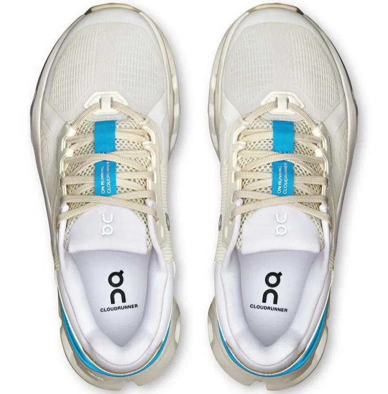 On Women's Cloudrunner 2 White/Horizon-4