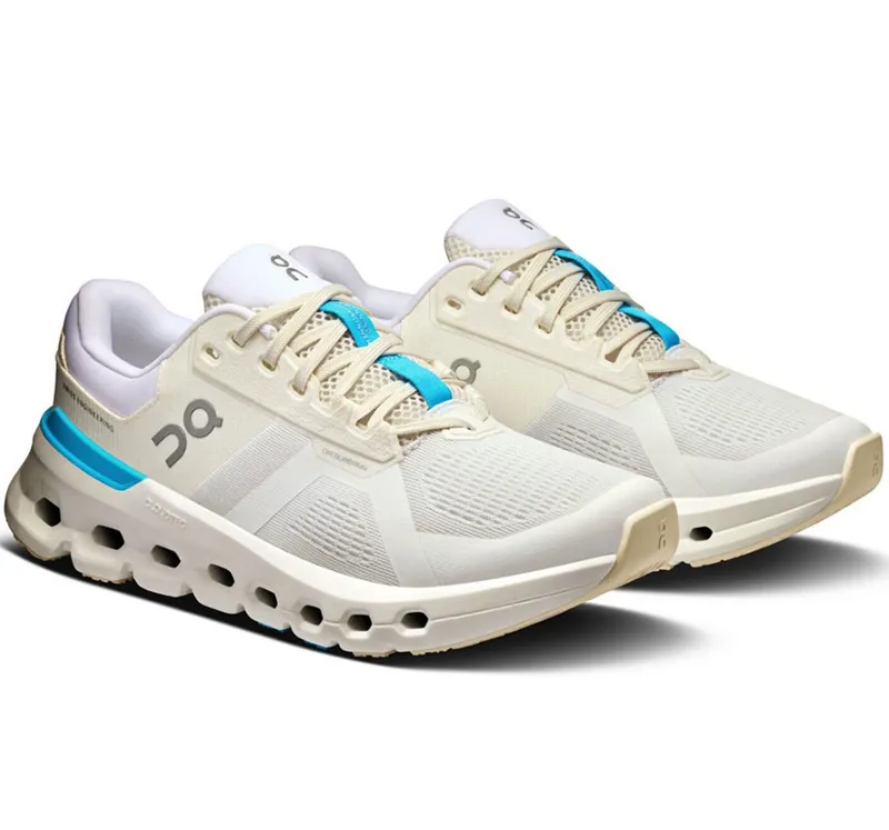 On Women's Cloudrunner 2 White/Horizon-2