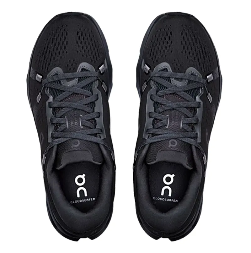 On Women's Cloudsurfer 2 Black/Black-4
