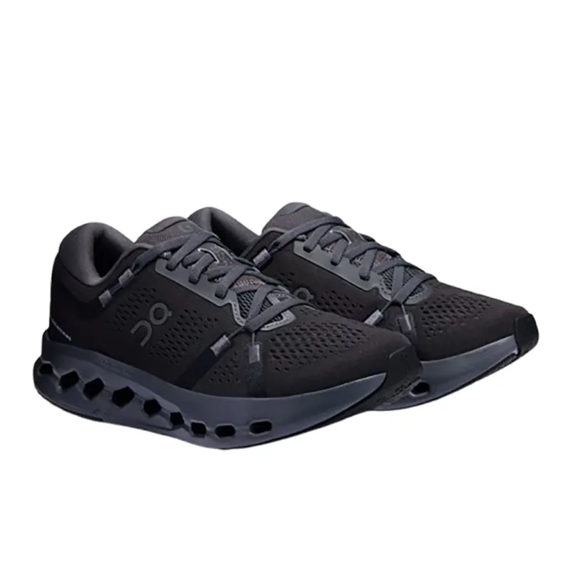 On Women's Cloudsurfer 2 Black/Black-2