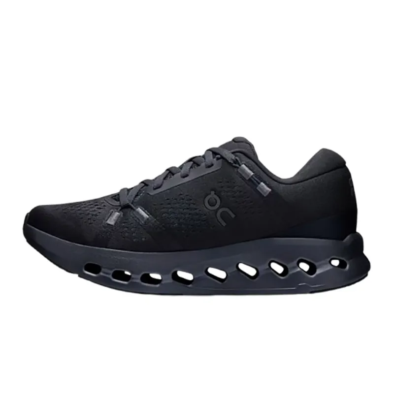On Women's Cloudsurfer 2 Black/Black-1