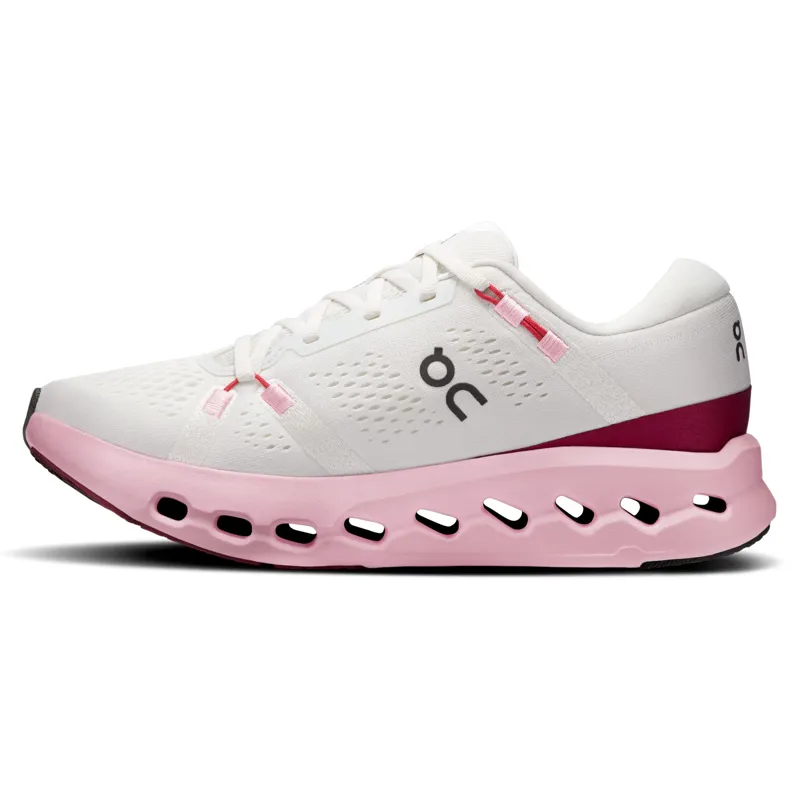 On Women's Cloudsurfer 2 Ivory/Peony-1