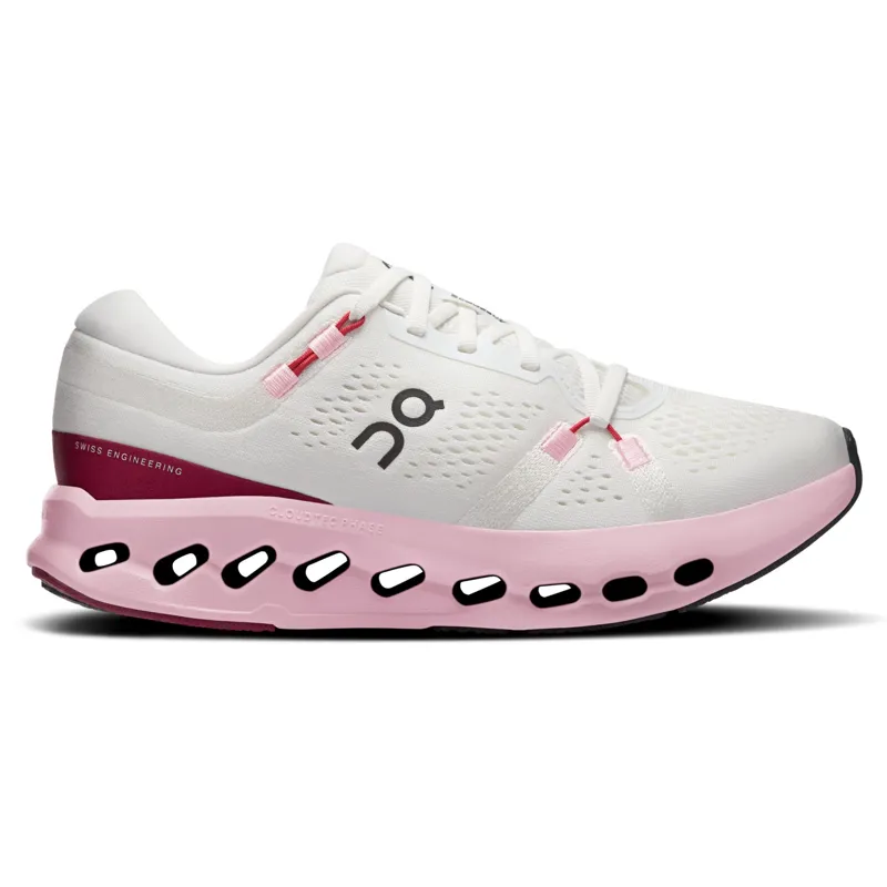 On Women's Cloudsurfer 2 Ivory/Peony