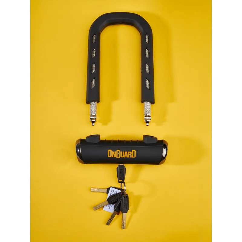 Onguard RockSolid U-Lock Black/Yellow-2