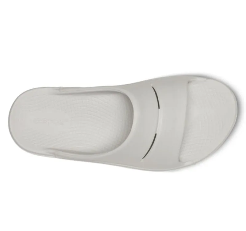 Oofos Ooahh Unisex Slide Sandal Moonstone-5