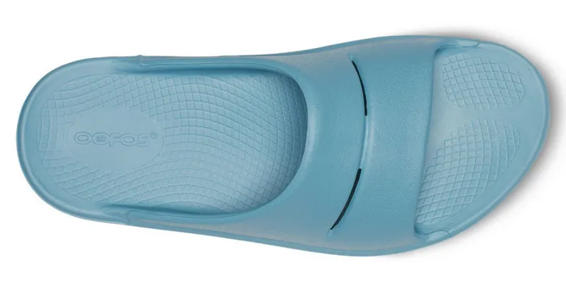 Oofos Ooahh Unisex Slide Sandal Ocean Blue-5