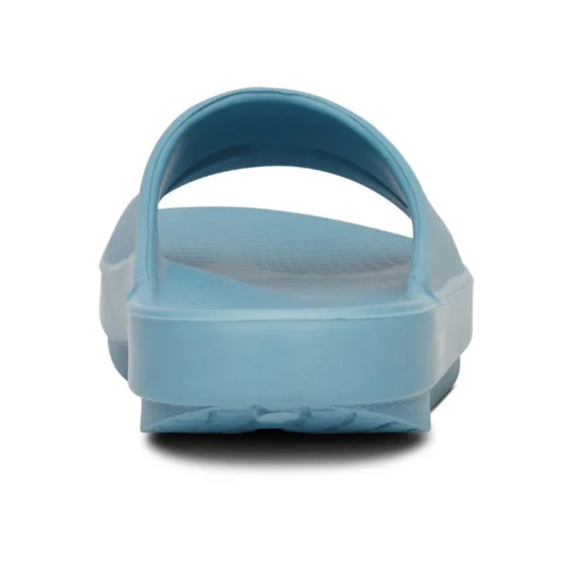 Oofos Ooahh Unisex Slide Sandal Ocean Blue-4