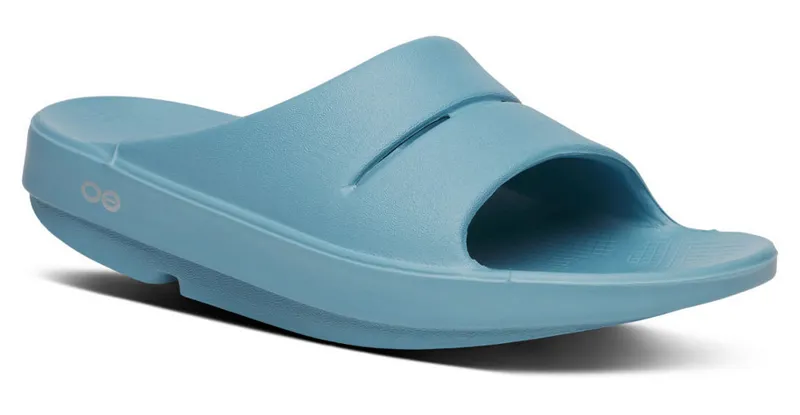 Oofos Ooahh Unisex Slide Sandal Ocean Blue-2