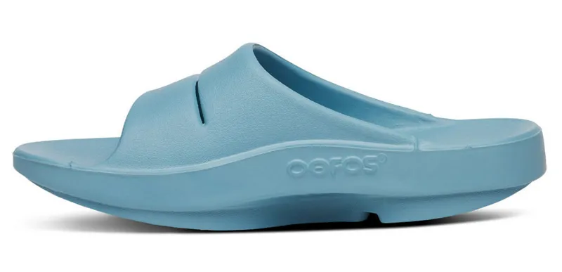 Oofos Ooahh Unisex Slide Sandal Ocean Blue-1