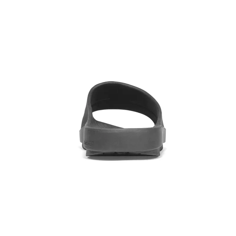 Oofos Unisex OOahh+ Slide Recovery Sandals Black-4