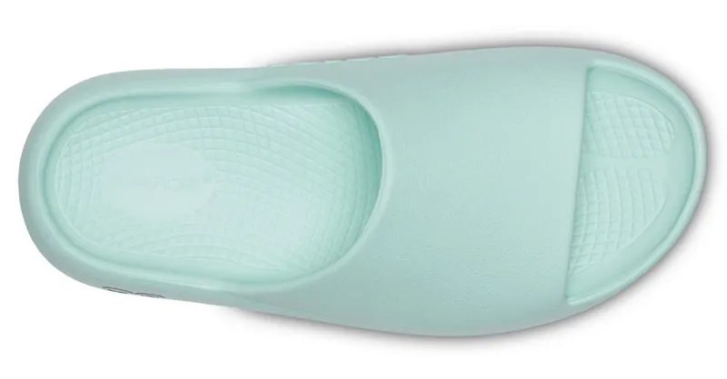Oofos Women's OOahh Plus Slide Sandal Mint-5
