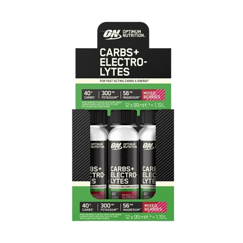 Optimum Nutrition Carbs + Electrolytes Shot Mixed Berries 99ml