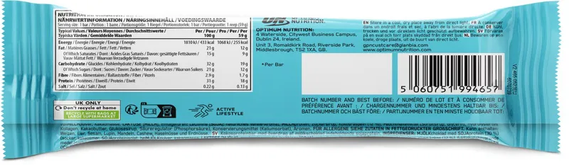 Optimum Nutrition Crunch Protein Bar Chocolate Sweet Coconut 59g-1