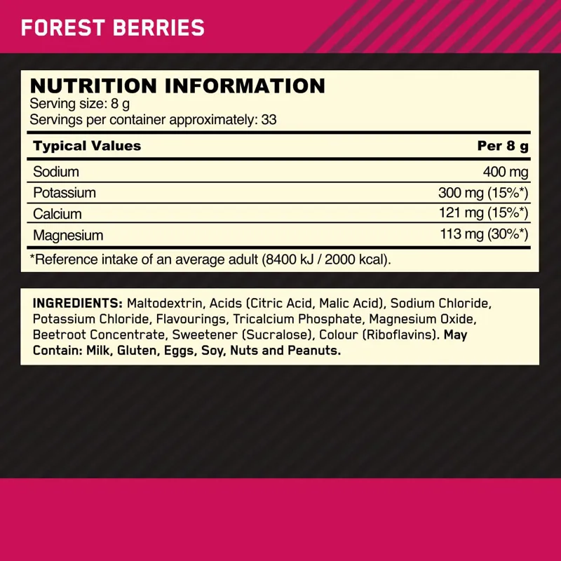 Optimum Nutrition Electrolyte Powder 264g Forest Berries-7