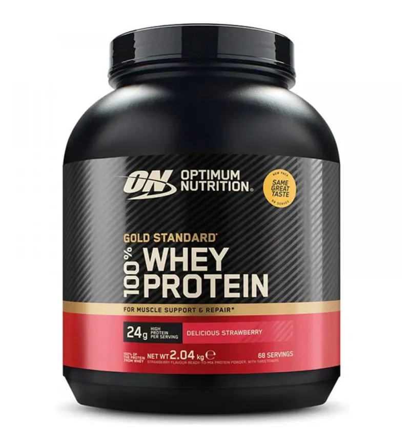 Optimum Nutrition Gold Standard 100% Whey Protein Powder 2.04kg Strawberry