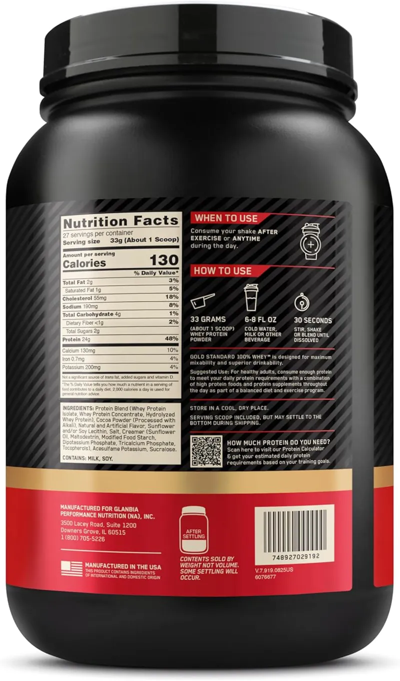 Optimum Nutrition Gold Standard 100% Whey 768g Chocolate Peanut Butter-1
