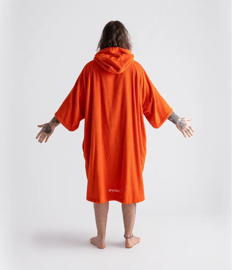 Dryrobe Towel Robe Organic Cotton Orange-5