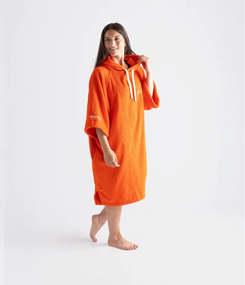 Dryrobe Towel Robe Organic Cotton Orange-1