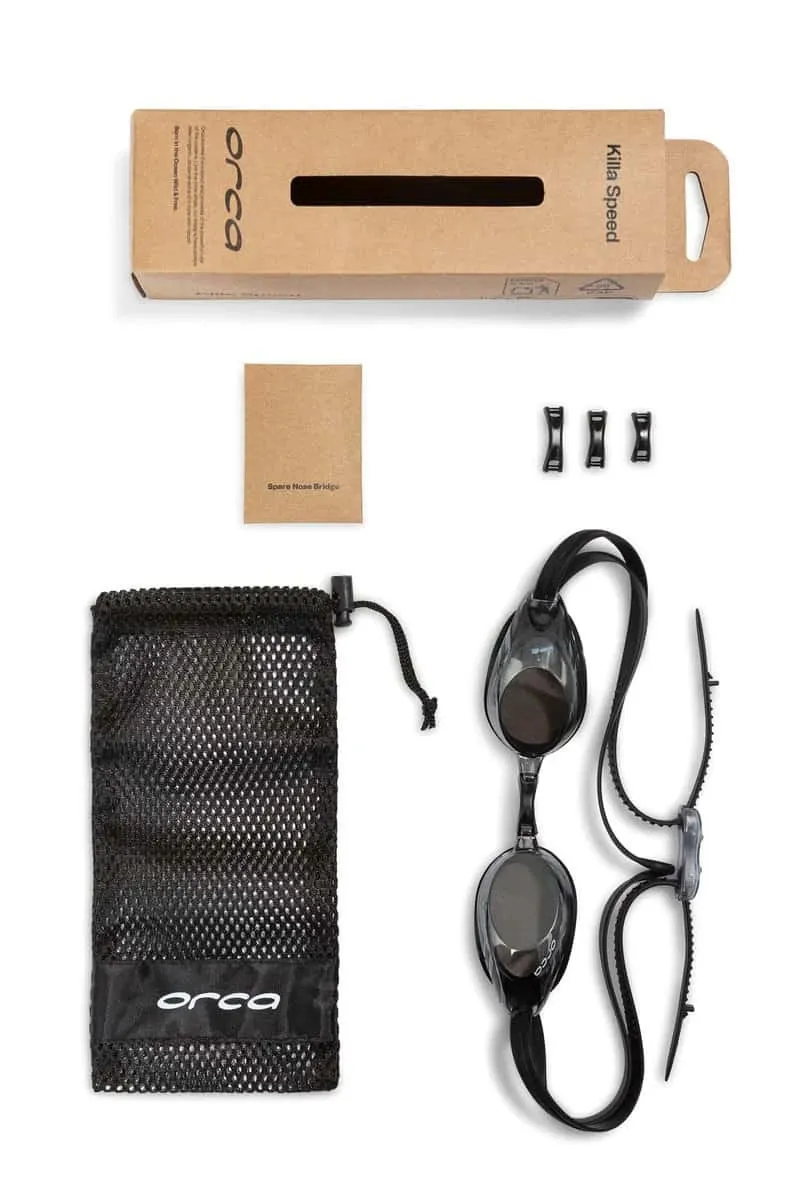 Orca Killa Speed Mirror Goggles Black