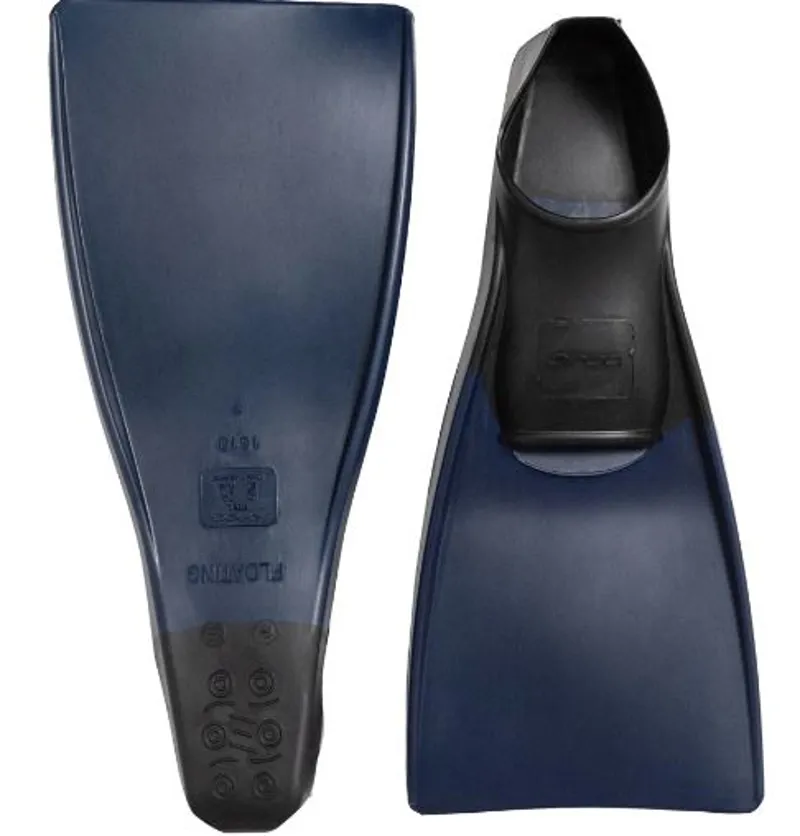 Orca Long Blade Swim Training Fins Black/Blue-1