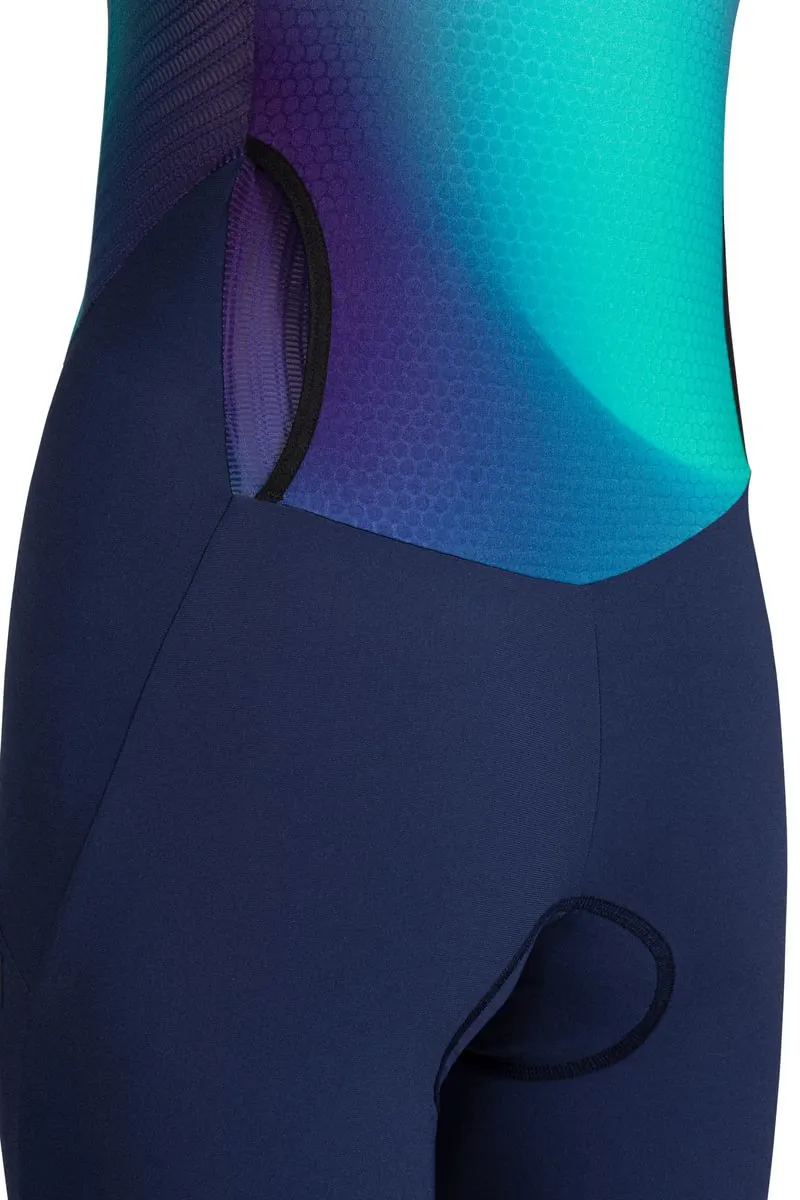 Orca Women's Athlex Aero Race Suit V2 Blue Print-3