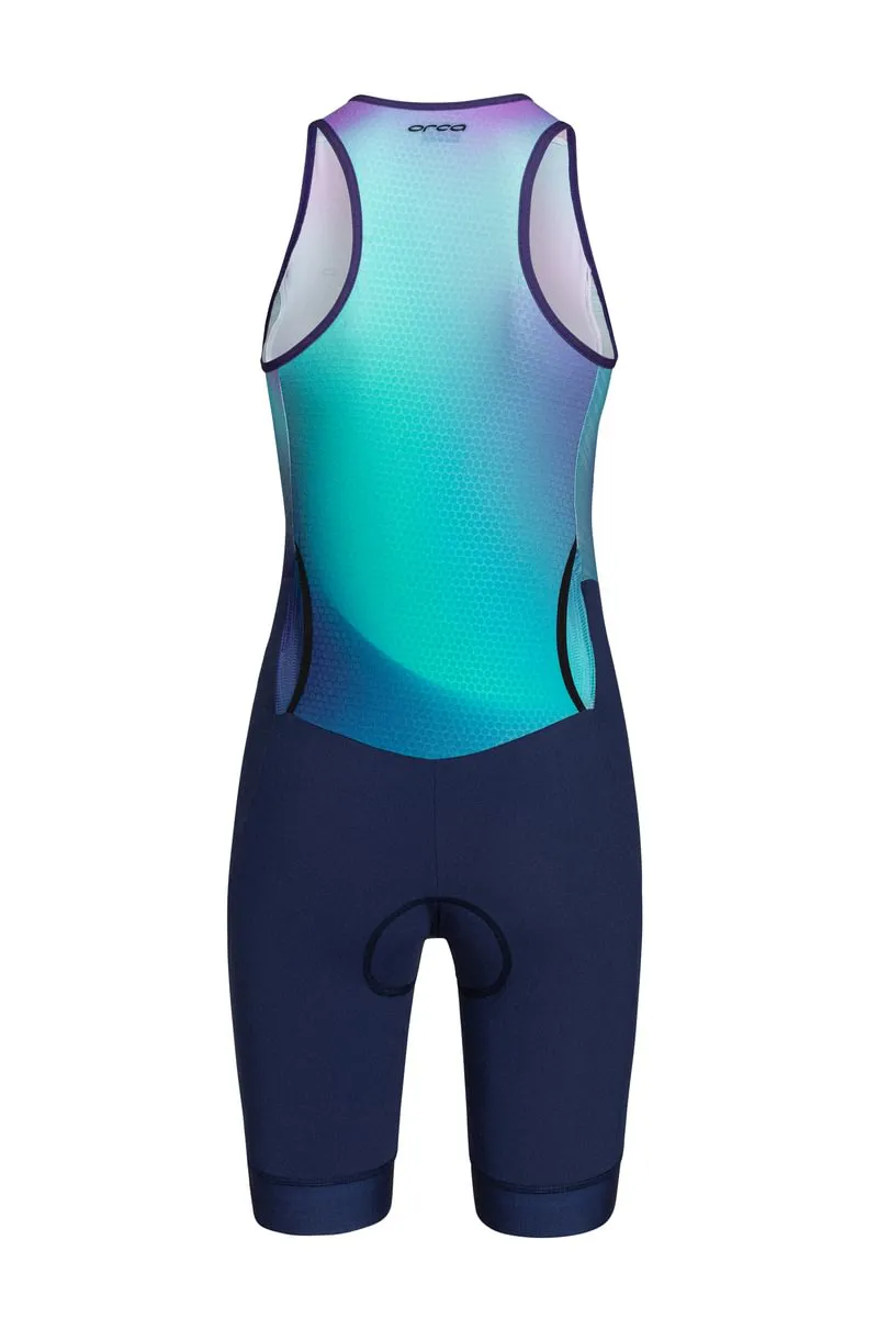 Orca Women's Athlex Race Suit V2 Blue Print-1