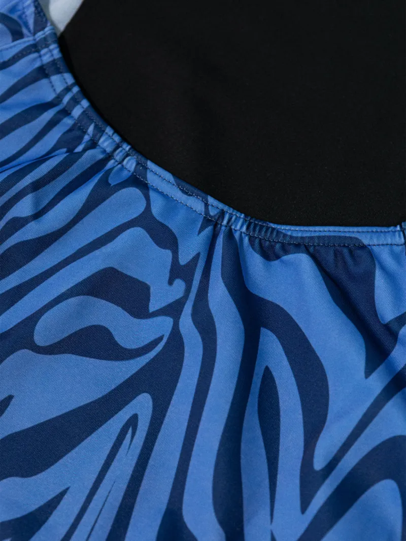 Orca Women's Core One Piece Swimsuit Deep Blue Blue Sky-5
