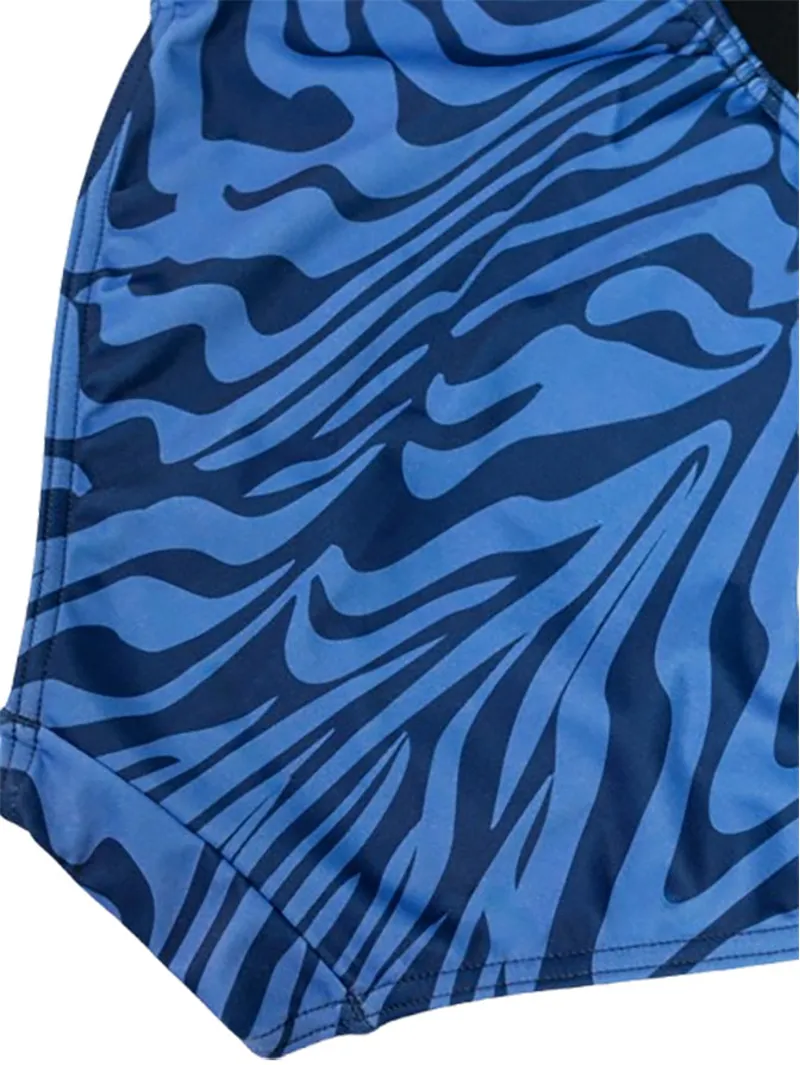 Orca Women's Core One Piece Swimsuit Deep Blue Blue Sky-4