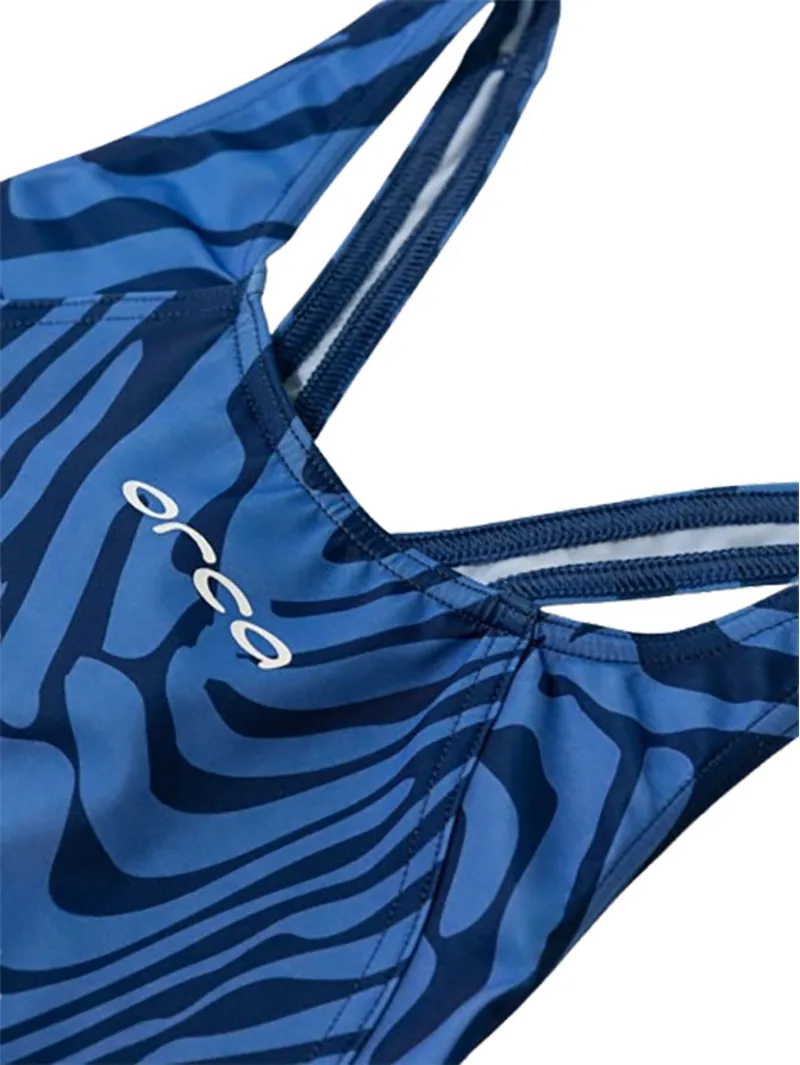 Orca Women's Core One Piece Swimsuit Deep Blue Blue Sky-2