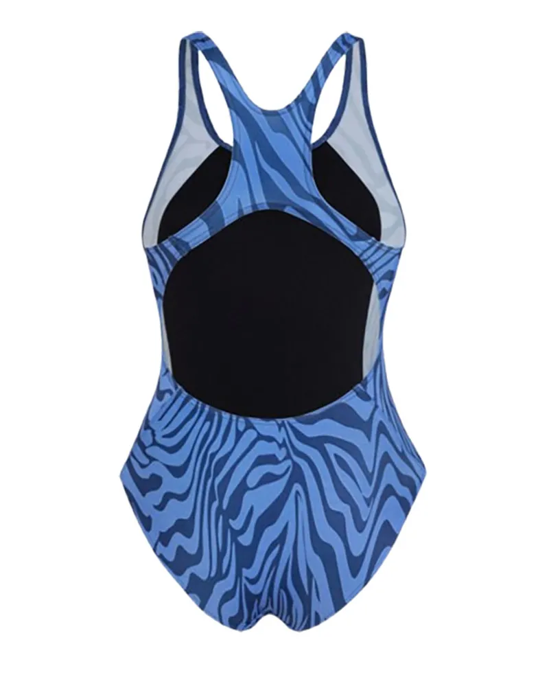 Orca Women's Core One Piece Swimsuit Deep Blue Blue Sky-1