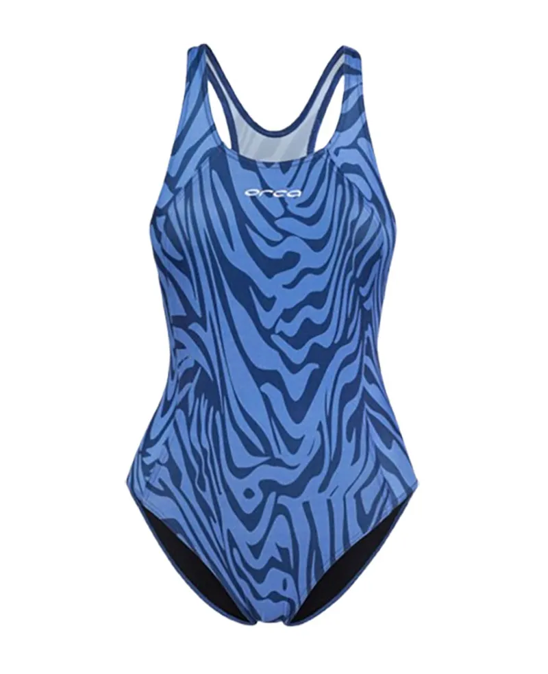 Orca Women's Core One Piece Swimsuit Deep Blue Blue Sky